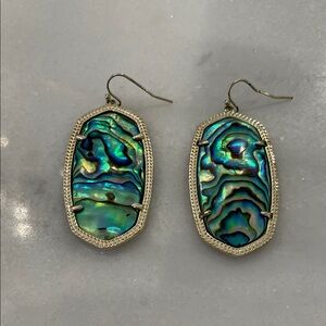 Elegant Abalone Shell Dangle Earrings